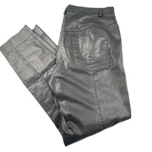 Annette Görtz Coated Cotton Tapered Leg Jean Style Pant size 46 US 2X Designer